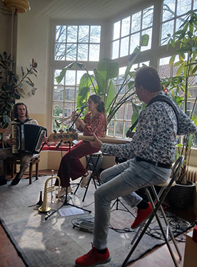 with Marijke Gustorff Trio